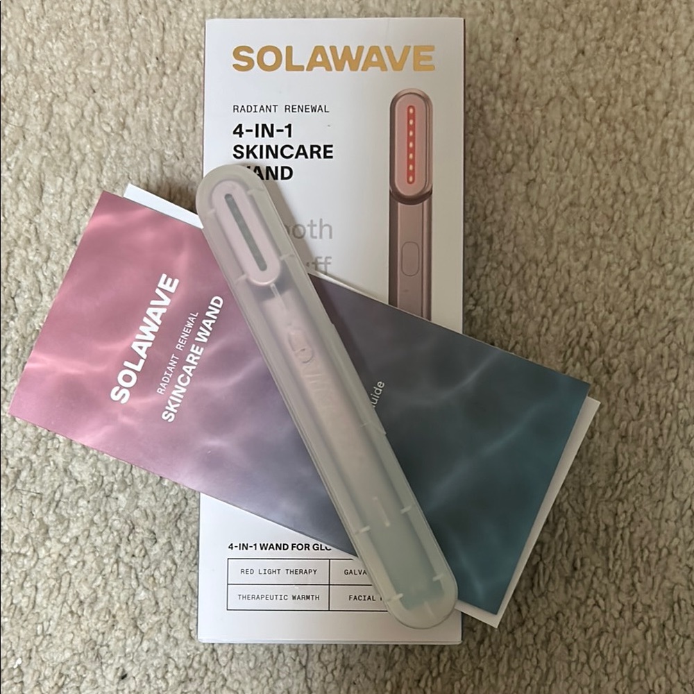 Solawave 4-in-1 Skincare Wand - Blue/Pink Ombre